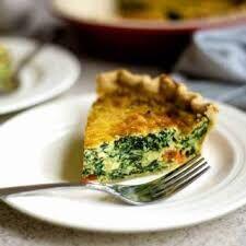 Quiche with Fruit & Croissant